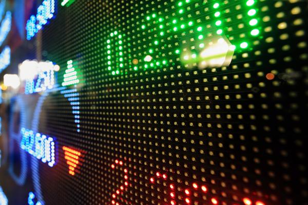 Digital stock ticker