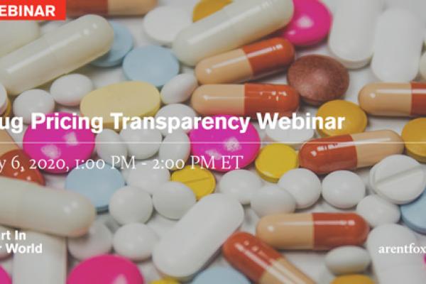 Drug Pricing Transparency Webinar