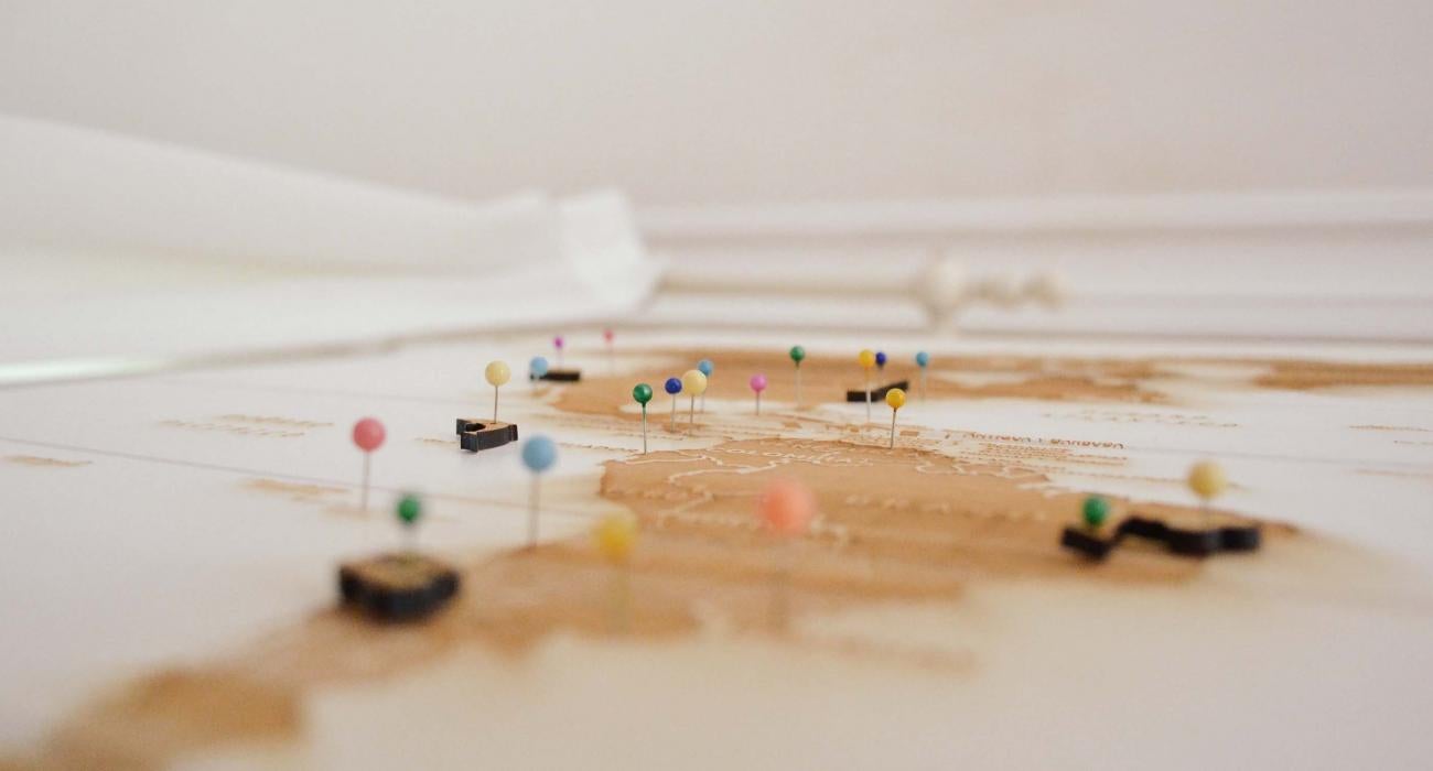 Push Pin Map