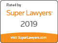 Rated by Super Lawyers 2019